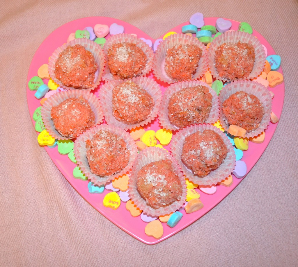 Minnie's Muffin Truffles. Happy Valentines Day!