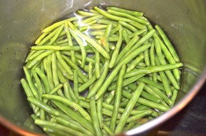 Big Pot of green beans!