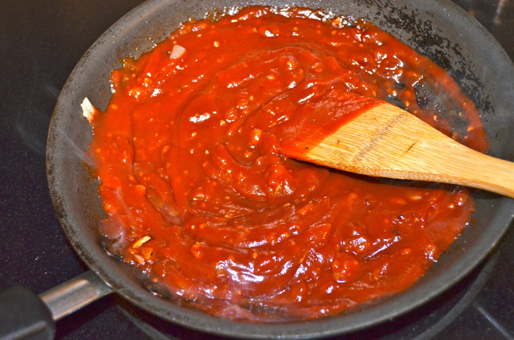 Making a lovely BBQ sauce!