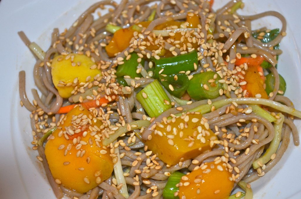 Mango Miso Soba Noodles