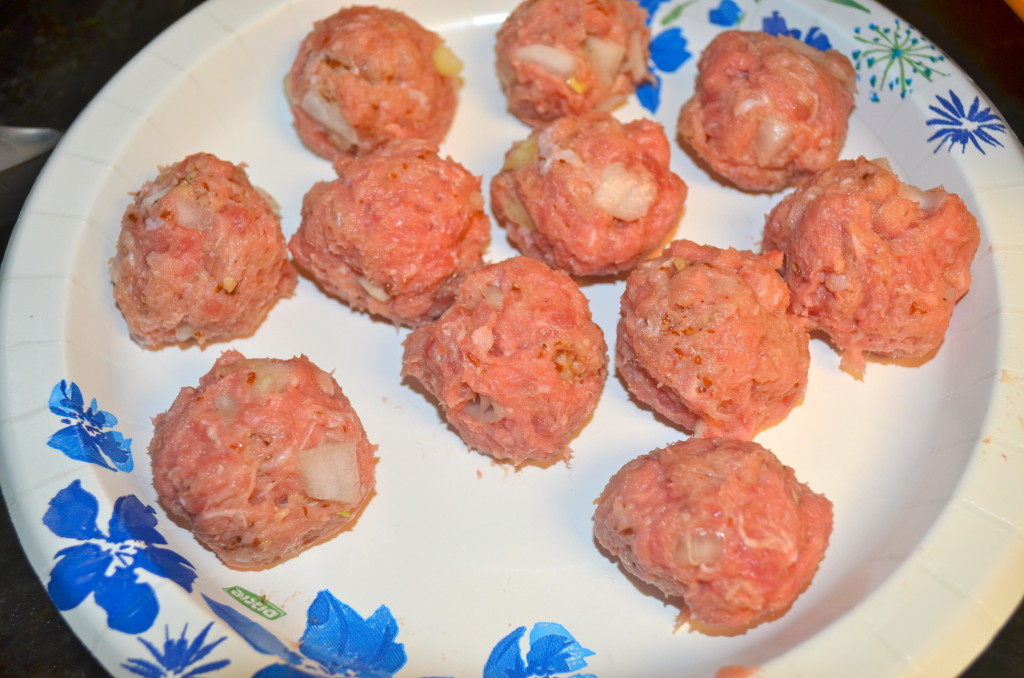 Rolled meatballs 