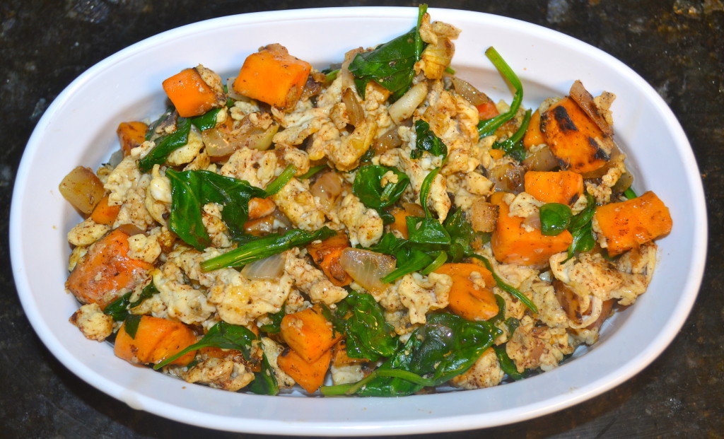 Sweet Breakfast Hash- 220 calories for this bowl! 