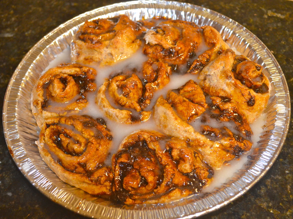 Not So Pretty Healthy Sticky Buns! 205 calories and 1.7 grams of fat! 