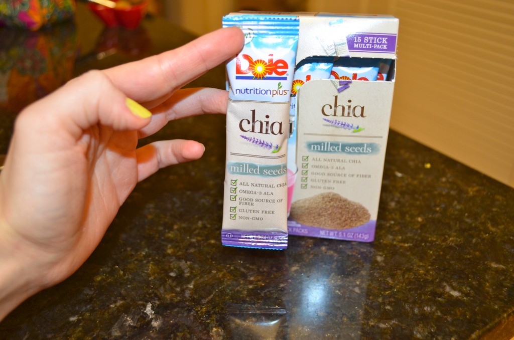 Love these pre-portioned chia seed packets. New find!