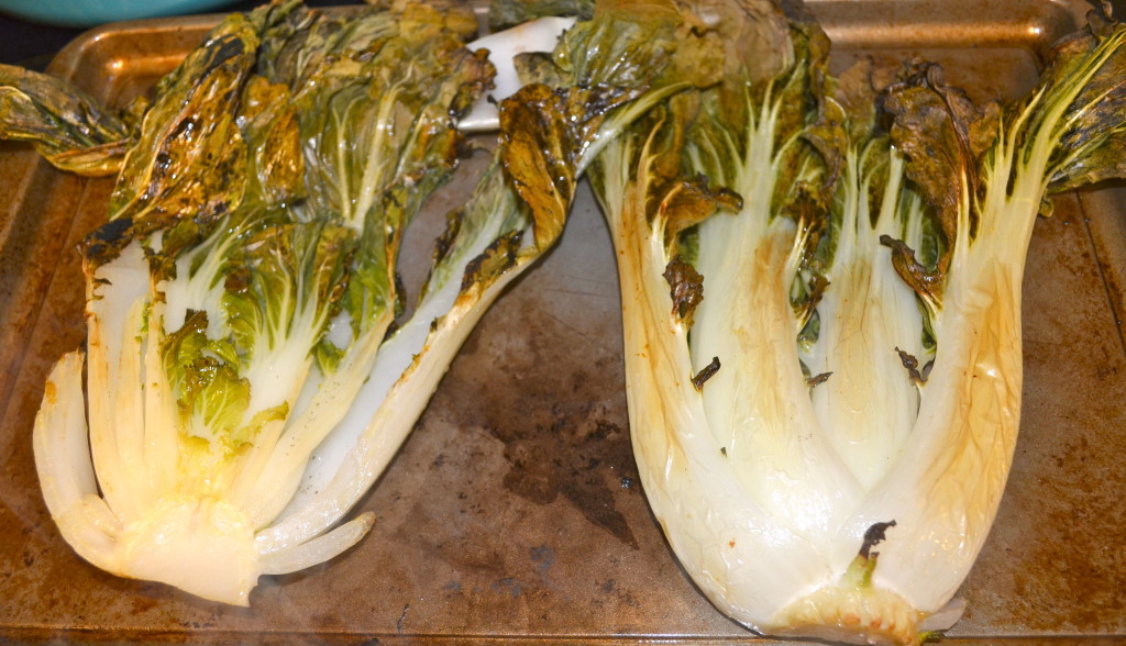 Roasted Bok Choy! Mmmm