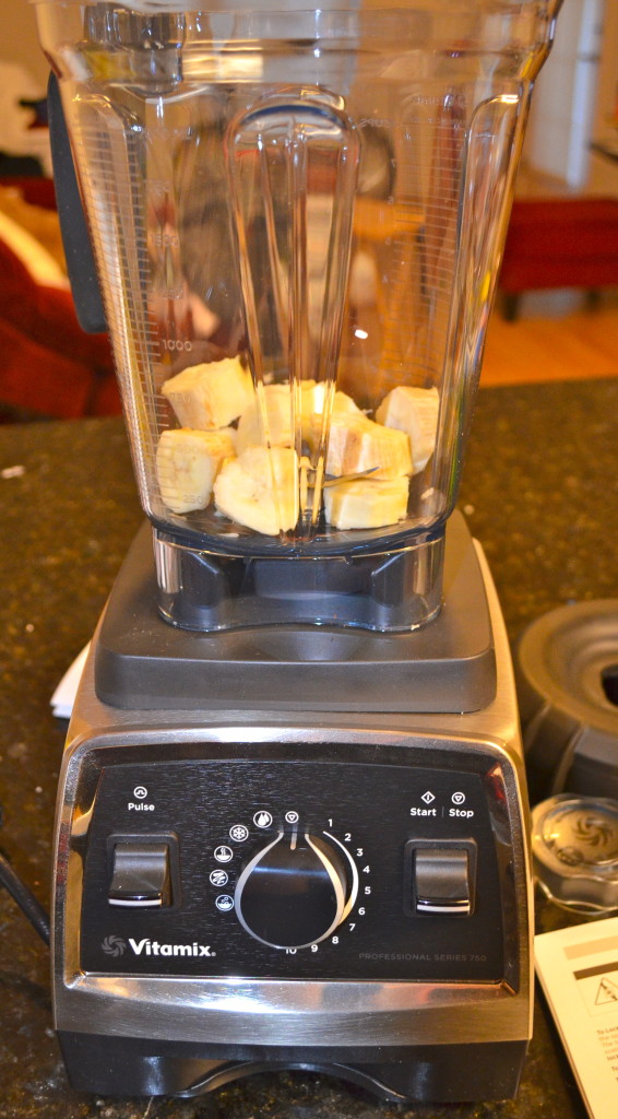 Okay this is how amazing this is. It whipped my frozen banana up in literally a nanosecond!