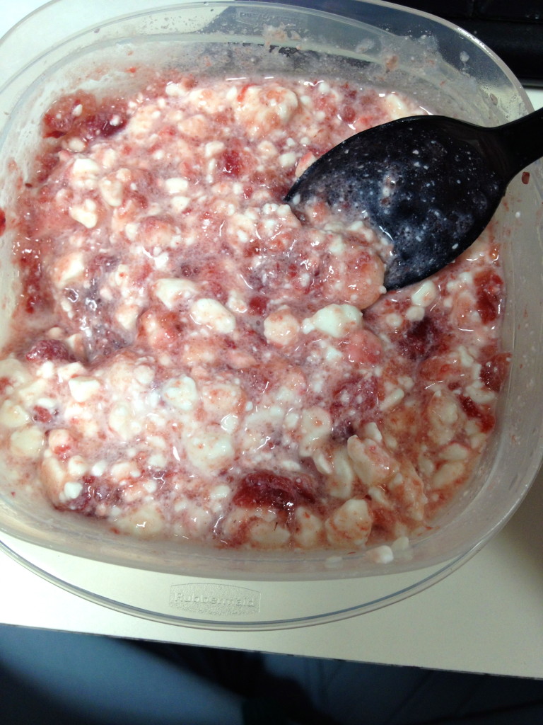 Cottage Cheese and Preserves