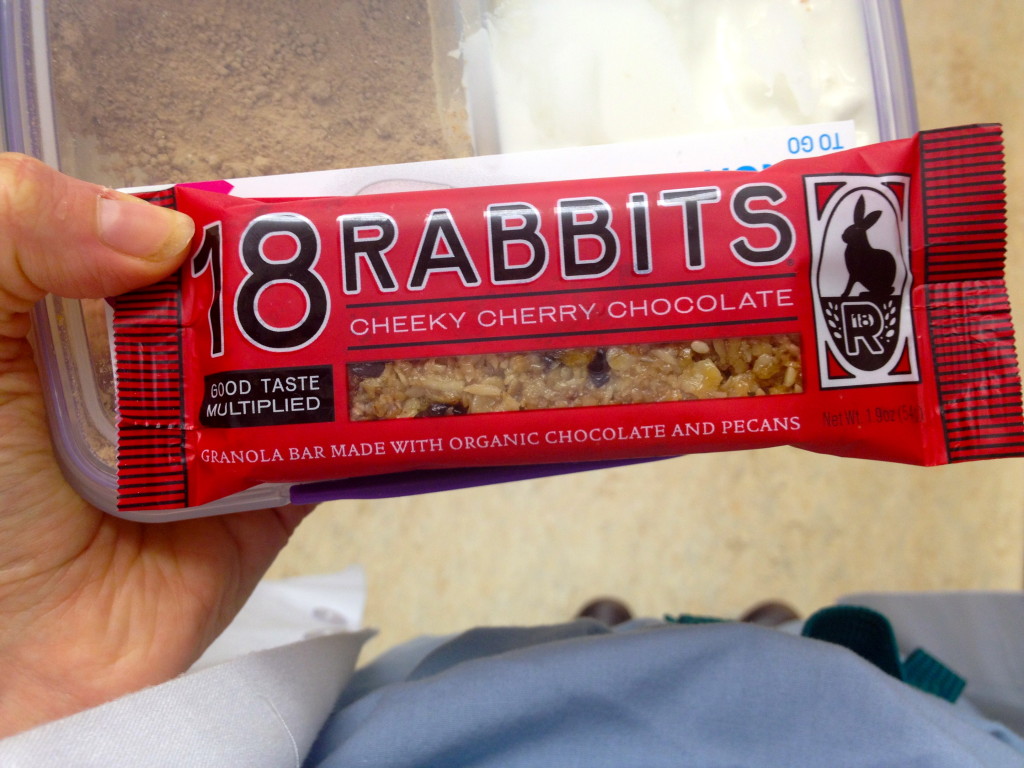 This one was really big, like eating 2 granola bars. It was good, but not what I would normally gravitate towards. 