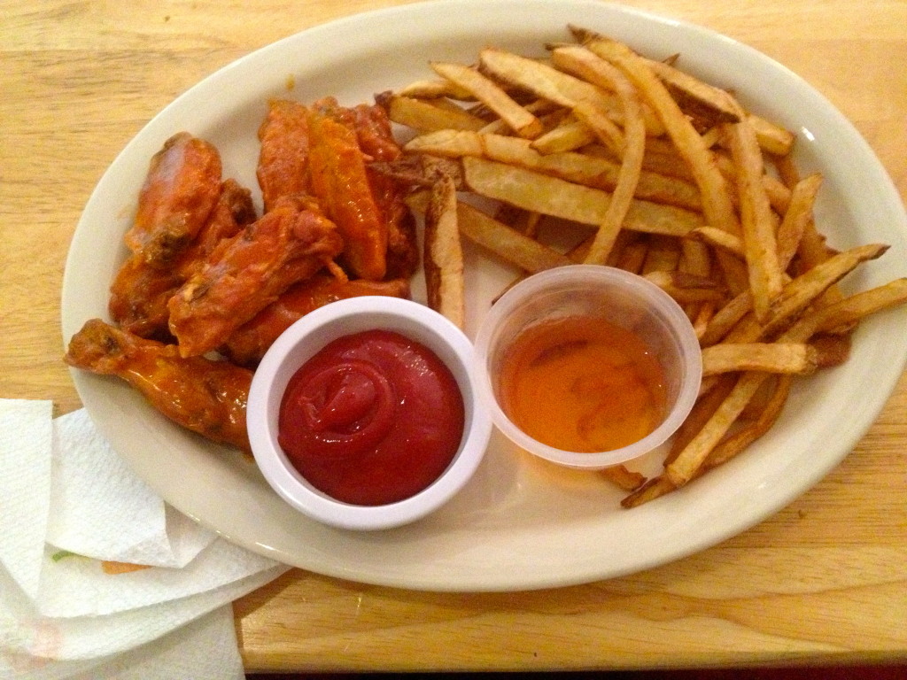 Wings and Fries! Just as promised. Thanks mom and dad xoxoxoxo