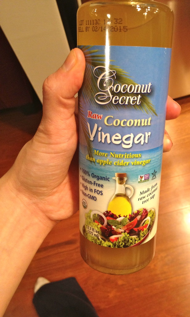 Never heard of this! But snatched a bottle. It's supposed to be healthier than apple cider vinegar and still calorie free. Going to make a vinaigrette out of this