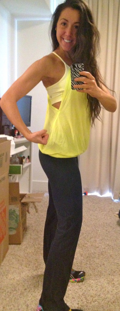 Love these lululemon tops! Every time I wear them I get compliments. They really show off my arms and back!