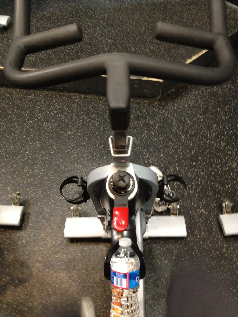 ALWAYS bring water to spin class!