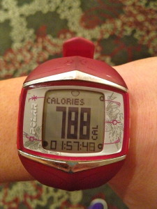 Calories burned with those two workouts! Wow