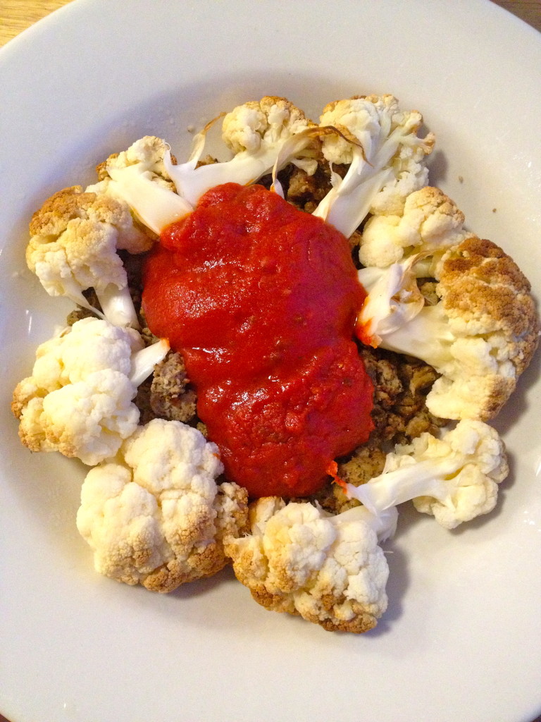 marinara turkey cauli