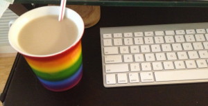 Yes I drink my coffee through a straw, I love my pearly whites!