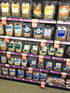 The nut aisle!