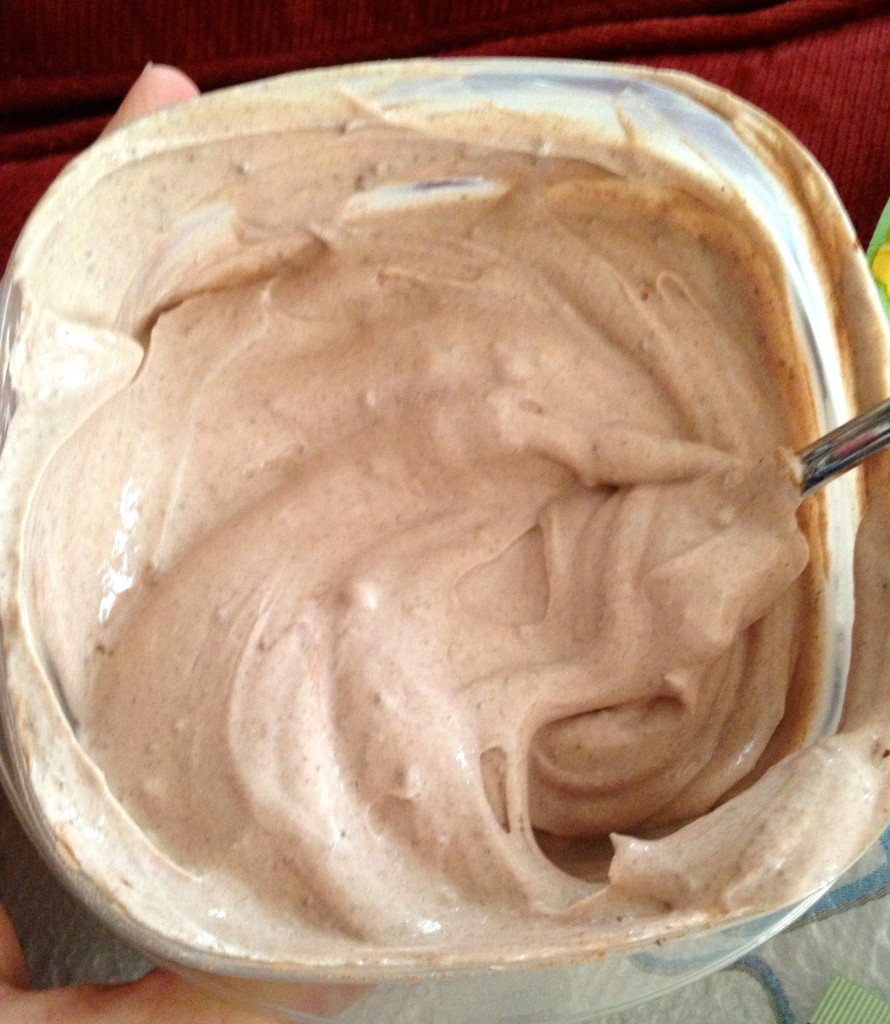 Greek yogurt with cacao powder (super food)