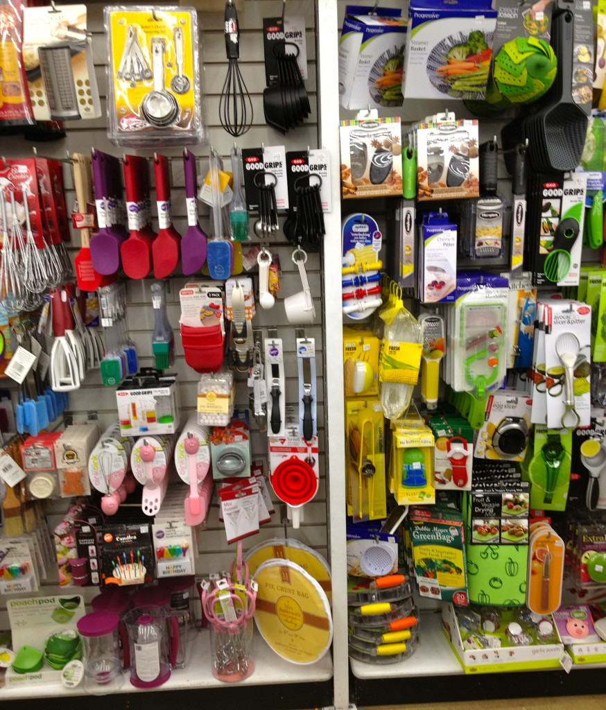 I love all the kitchen gadgets in this store! I feel like The Little Mermaid in her cove!