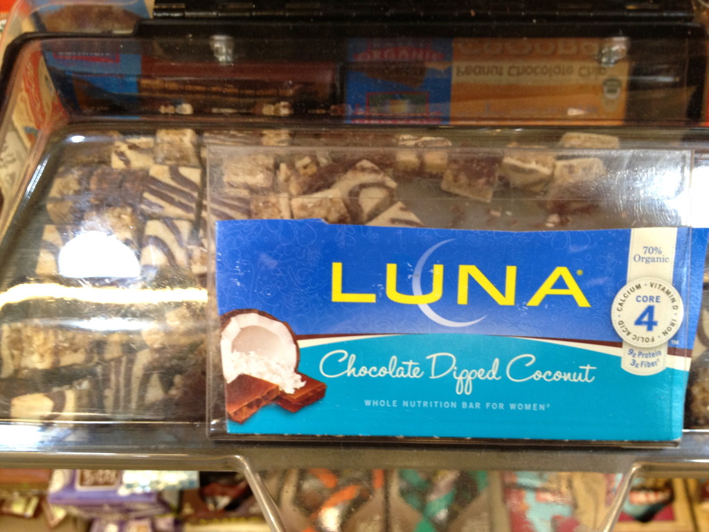 New Luna bar. I'm a coconut lover now!