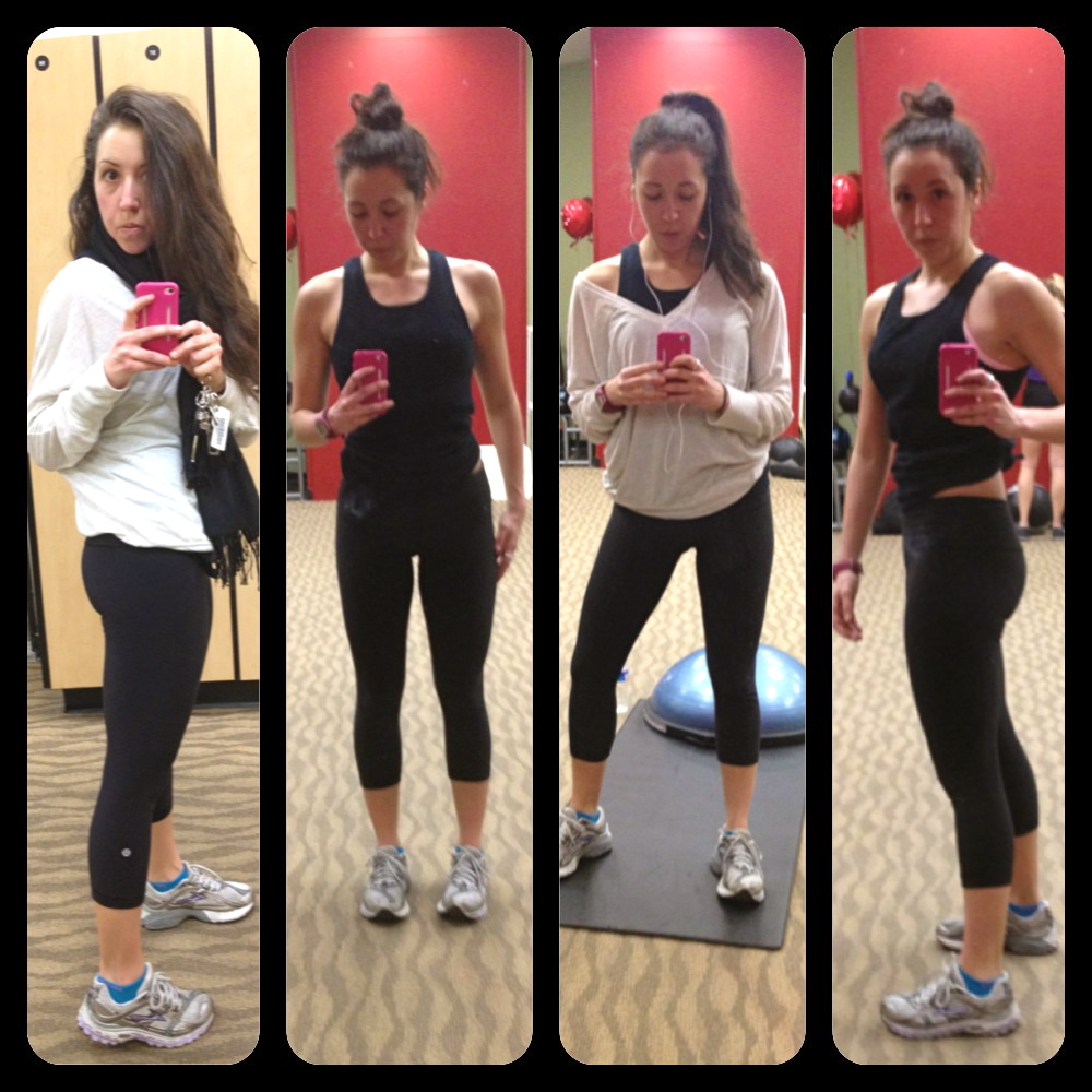 The Many Looks of Minnie in one gym leg session! 