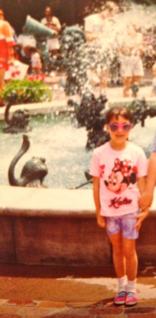 Where do I start? The shirt okay, it's Disney, I'm Minnie it works, excusable. The glasses, and split choppy V bangs... wow 