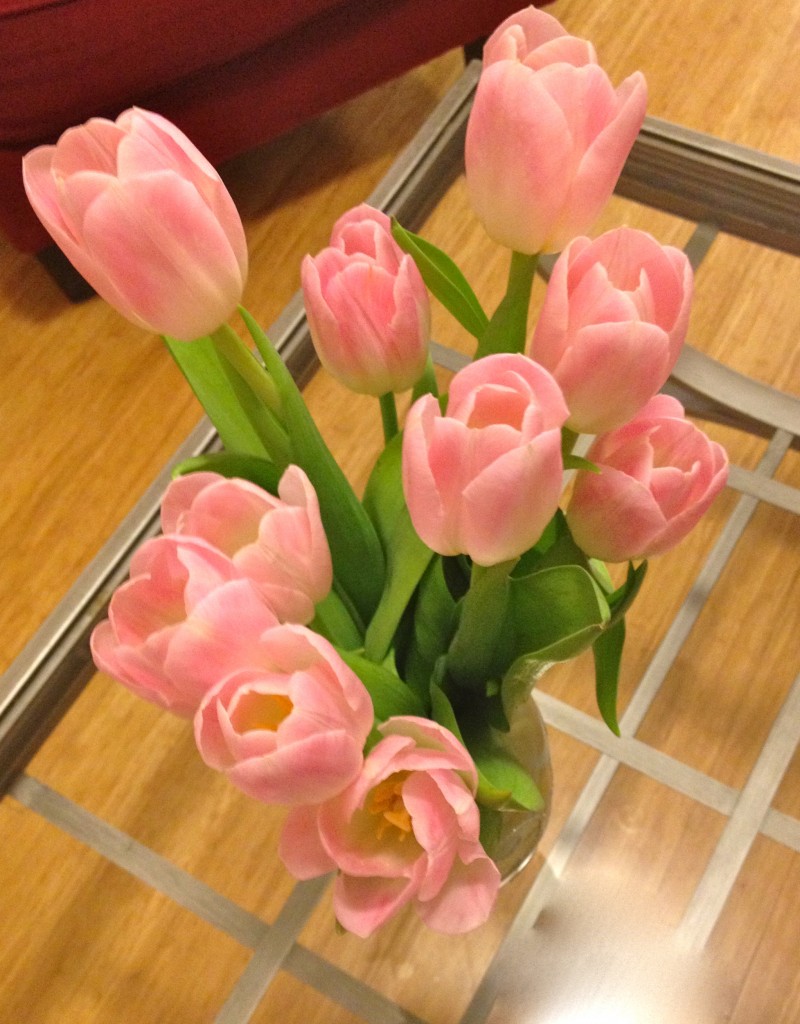 I LOVE pink flowers! Tulips are so perfect this time of year (Easter!) 