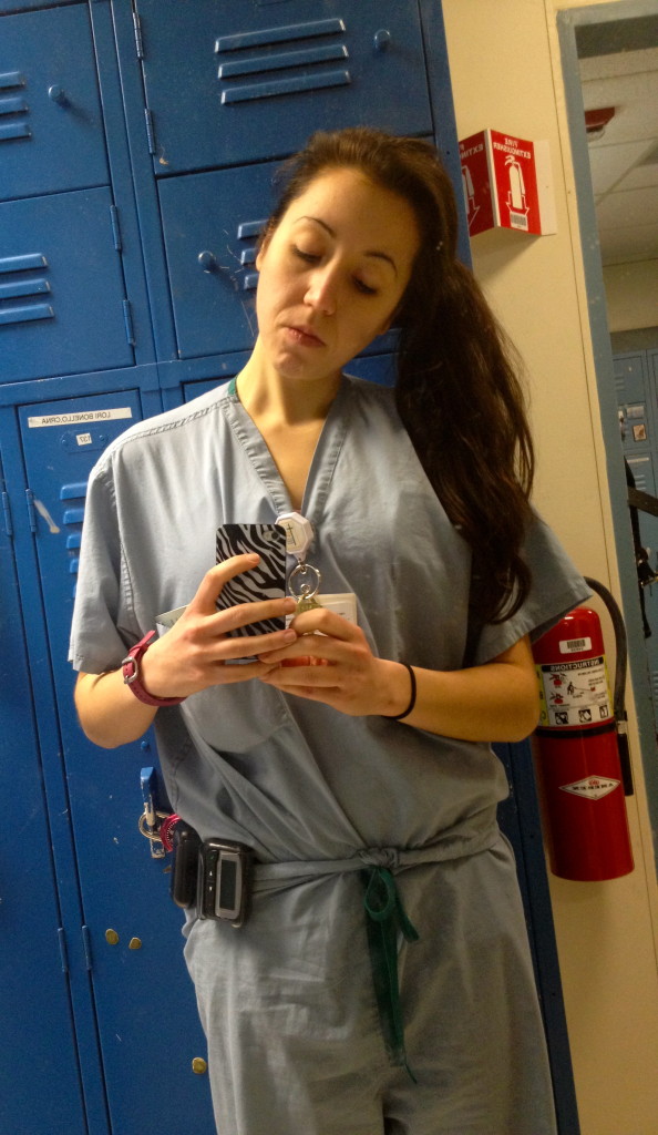 Yucky baggy scrubs!