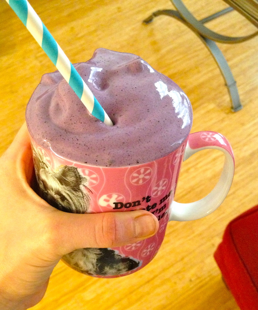 Blueberries and Cream! Yum :)